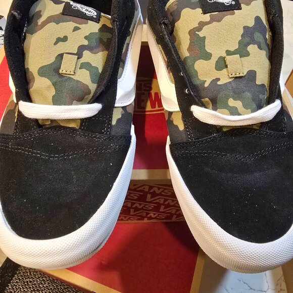 Vans Knu Skool Mens Casual Shoes Camo Green Black VN000D22YJ7 Size 10 NIB - Picture 8 of 13